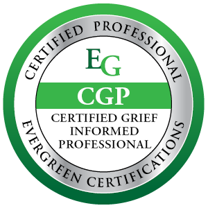 CGP – Certified Grief Informed Professional badge, Evergreen Certifications